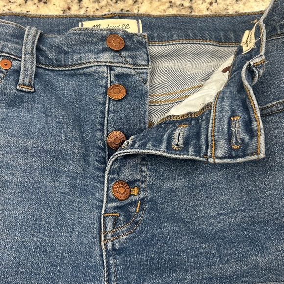 Madewell Women’s 9” Mid Rise Skinny Crop Button Fly Jeans - Picture 12 of 12